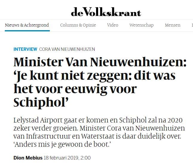 vk-van nieuwenhuizen-schiphol