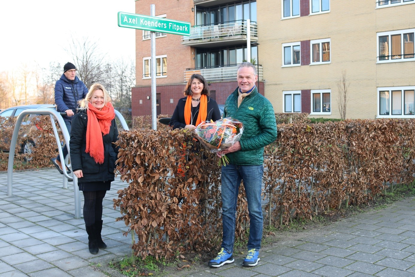 Onthulling naambord Axel Koenders Fitpark JammFM 104.9